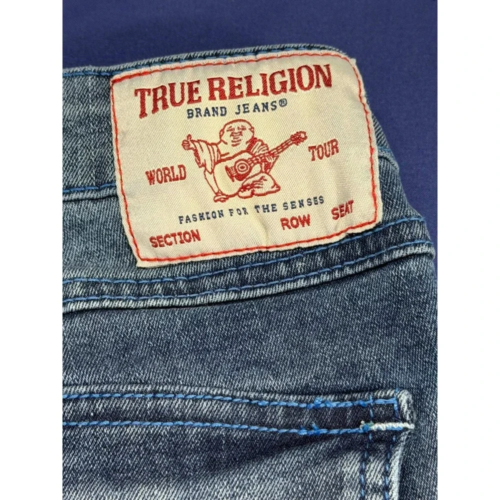 True Religon Billie Mid Rise Straight Jeans Denim Size 32 Men‎